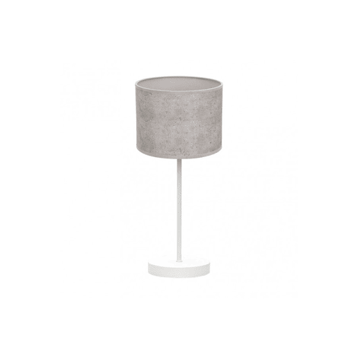 candeeiro de mesa metálico cor branca série jerte 17cm