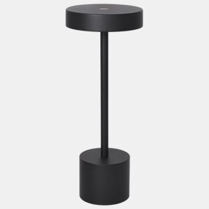 candeeiro de mesa alumínio cor preta série candy 12cm