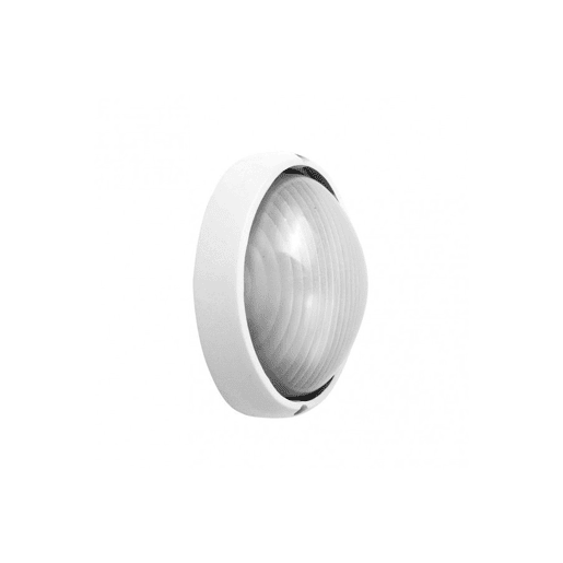 candeeiro de parede exterior em alumínio branco série vega 22cm