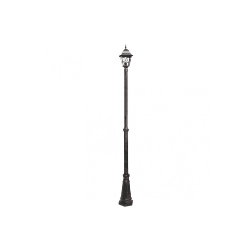 candeeiro de rua para jardim alumínio cor castanha série bootes 18cm