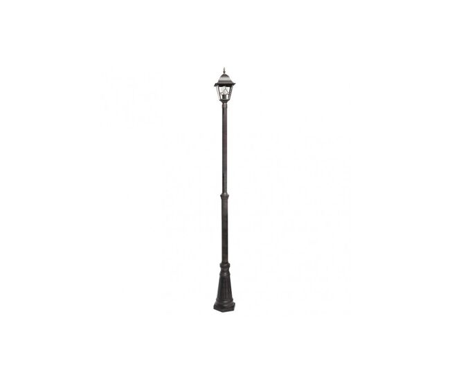 Farola para jardin aluminio color marron serie bootes 18cm