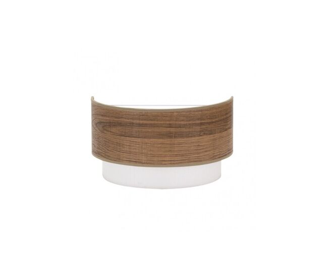 Aplique de pared metal color marron serie myriam 30cm