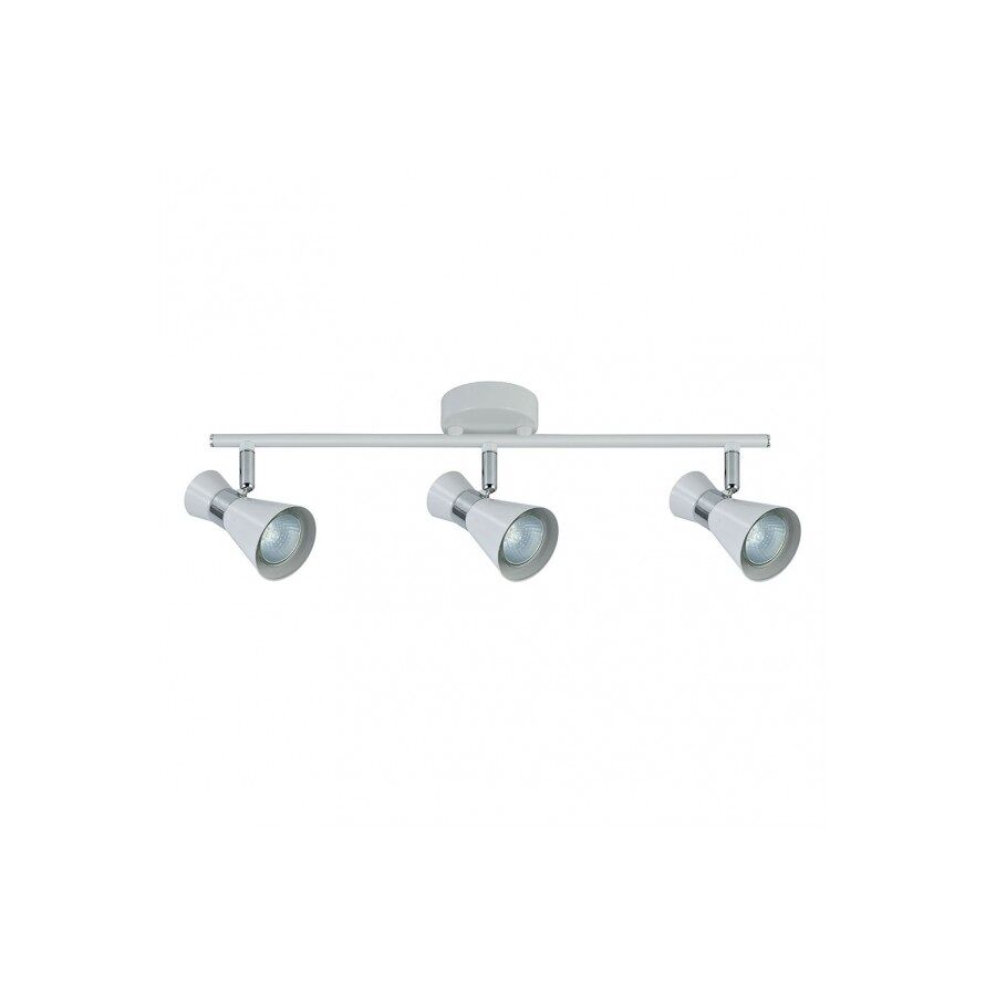 Regleta 3 luces metal color blanco serie mã¡ximo 48.5cm