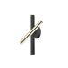 Aplique Pared Metal Serie Varas Aplique Pared Metal Serie Varas Dorado