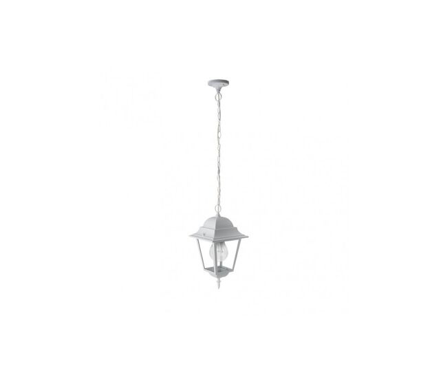Colgante para exterior aluminio color blanco serie spica 21.5cm