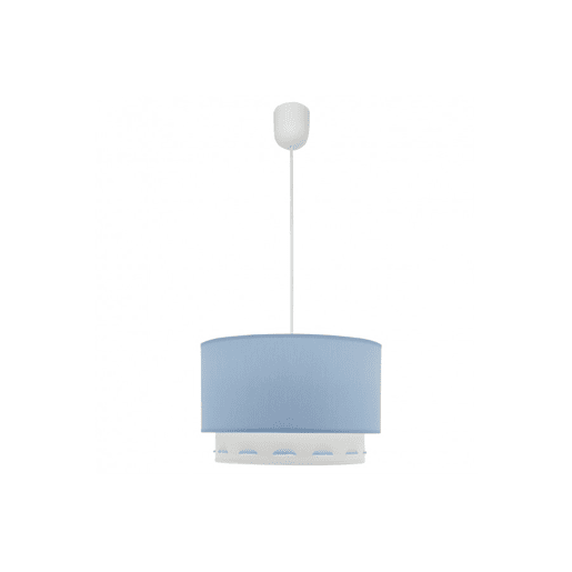 candeeiro de mesa metálico cor azul série trazos 30cm