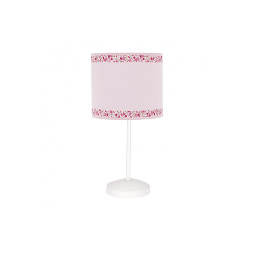candeeiro de mesa rosa candeeiro de mesa em metal série cenefa 17cm
