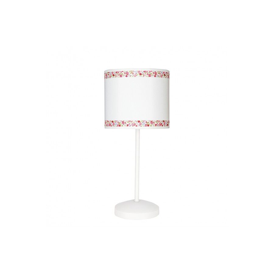 Lampara sobremesa metal color rosa serie cenefa 17cm
