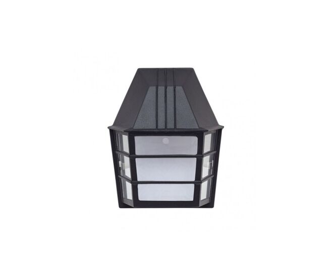 Aplique de exterior aluminio color negro serie acrux 20cm