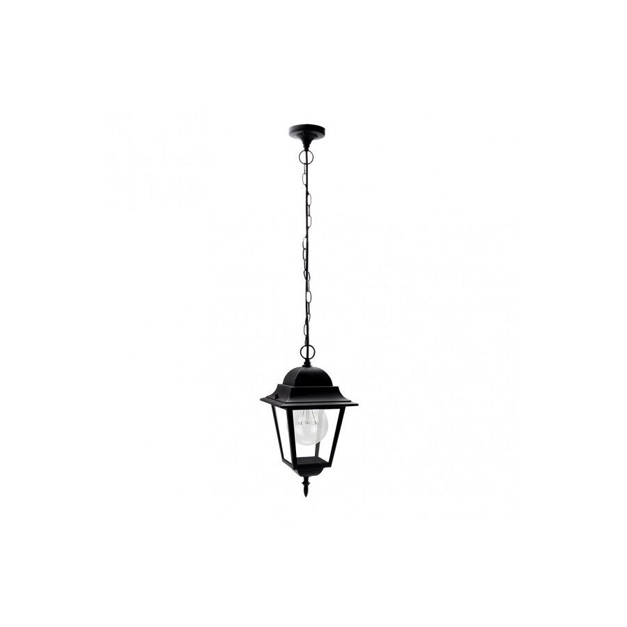 Colgante para exterior aluminio color negro serie spica 21.5cm
