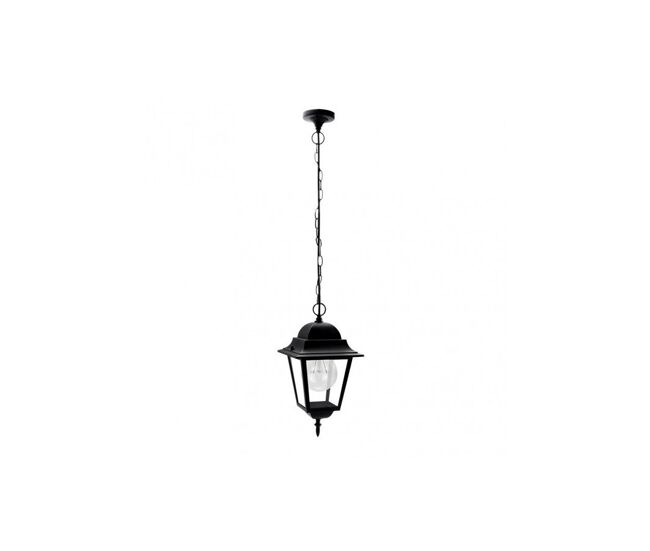 Colgante para exterior aluminio color negro serie spica 21.5cm