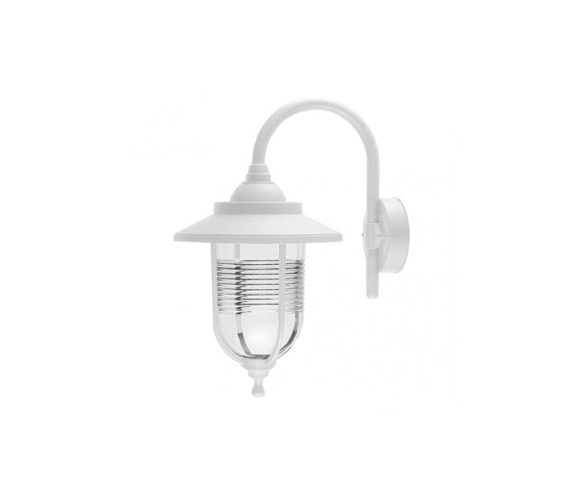 Aplique de exterior policarbonato color blanco serie canela 25.2cm