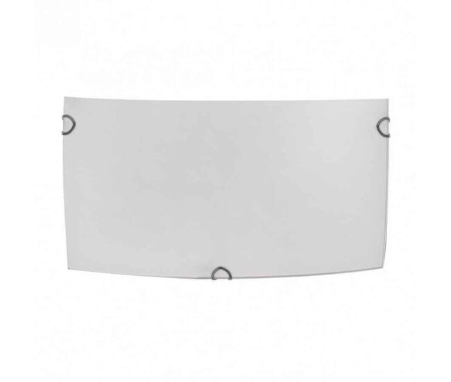 Aplique pared cristal color blanco serie ayla 25cm