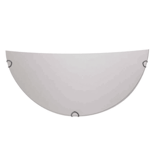 série avis candeeiro de parede em vidro branco 25cm série avis candeeiro de parede em vidro branco 25cm