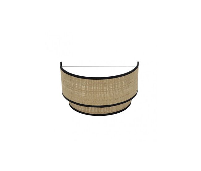 Aplique de pared metal color beige serie roque 30cm