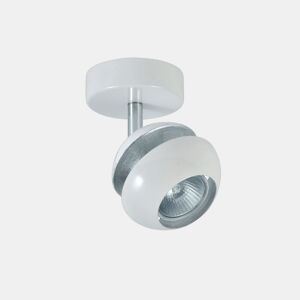 Projector 1 luz cor metal branco série beethoven 13cm