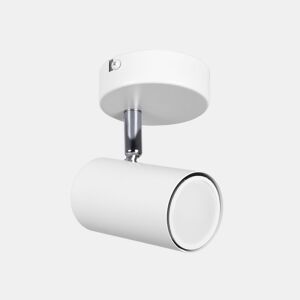 Projector de metal branco série lucas 10cm