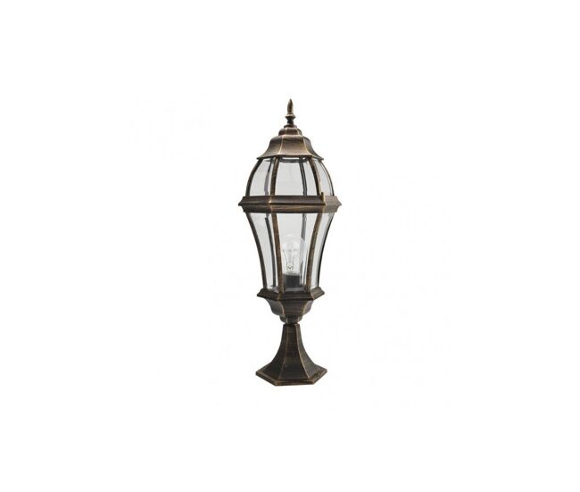 Sobremuro exterior aluminio color negro serie becrux 21cm