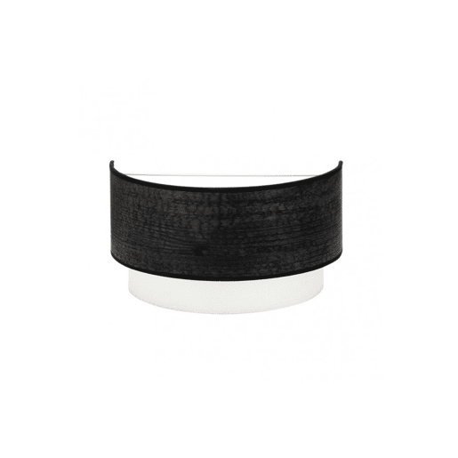 candeeiro de parede em metal branco myriam series 30cm