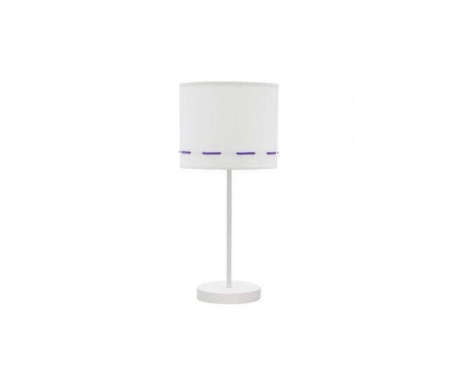 Lampara sobremesa metal color violeta serie trazos 17cm