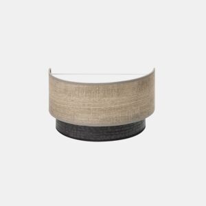candeeiro de parede metálico cor cinzenta série colet 30cm