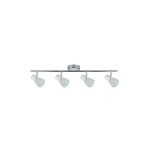 faixa 4 luzes metal branco cor série cholo 69,5cm