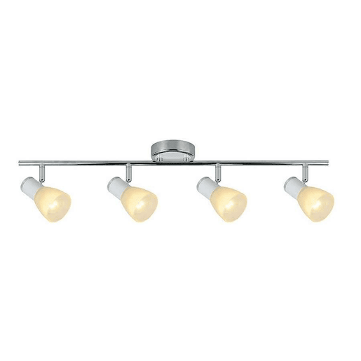 faixa 4 luzes metal branco cor série cholo 69,5cm