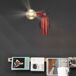 Aplique Pared Metal Serie Dylan Aplique Pared Metal Serie Dylan Rojo