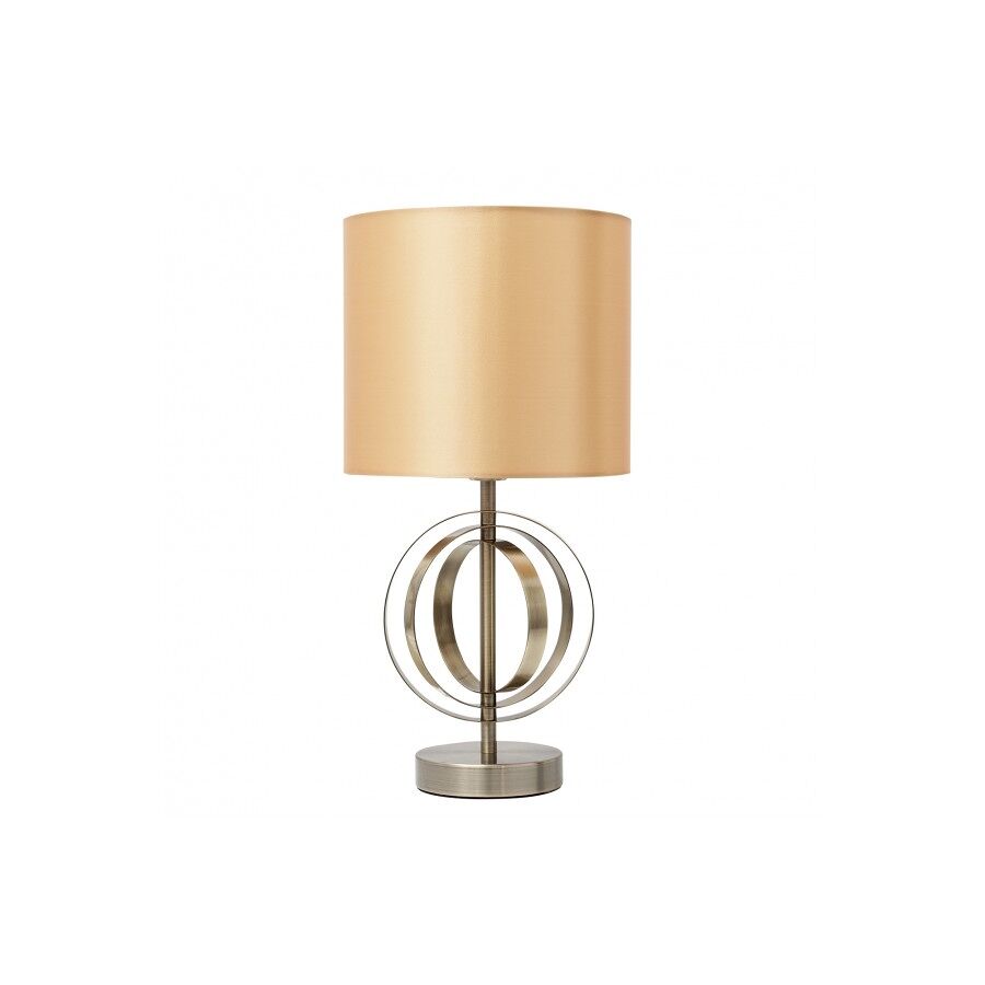 Lampara sobremesa metal color dorado serie alfena 23cm