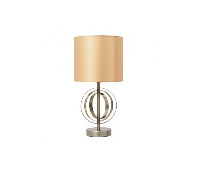 Lampara sobremesa metal color dorado serie alfena 23cm