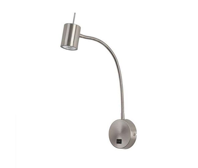 Aplique de pared metal color niquel serie 5.2cm