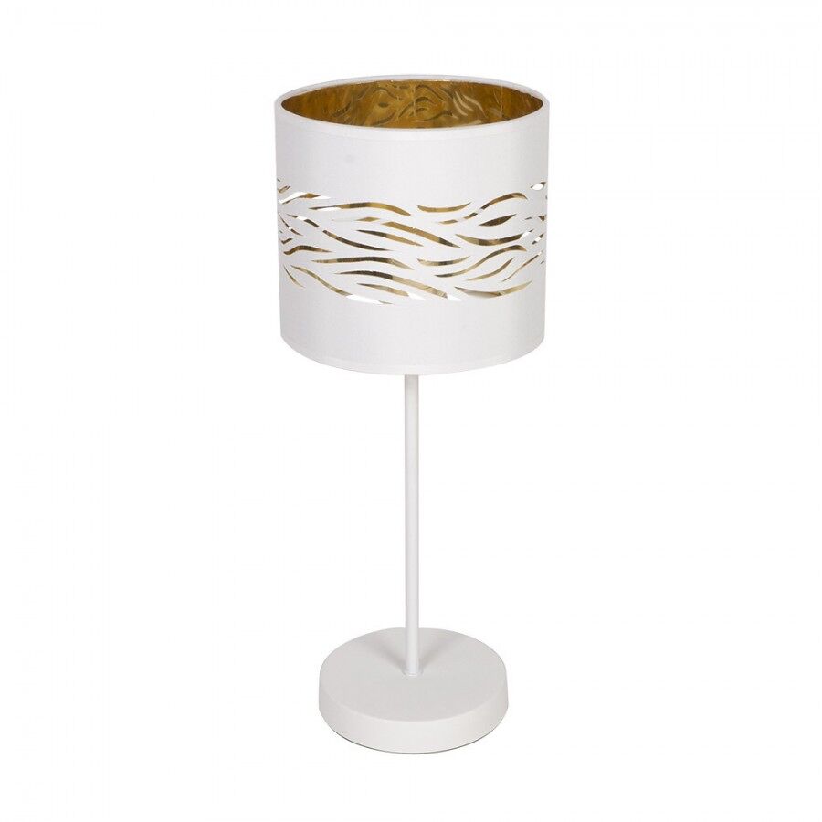 Lampara sobremesa metal color blanco serie niebla 17cm