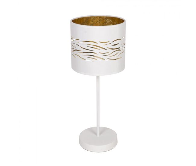 Lampara sobremesa metal color blanco serie niebla 17cm