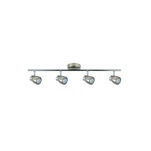 faixa de 4 luzes cromada em metal série chacho 69,5cm