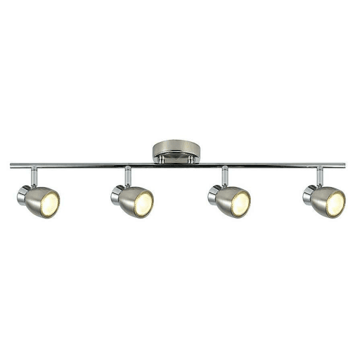 faixa de 4 luzes cromada em metal série chacho 69,5cm