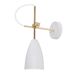 Aplique De Pared Metal Serie Manus Aplique De Pared Metal Serie Manus Blanco