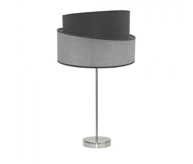 Lampara sobremesa metal color niquel serie hara 30cm