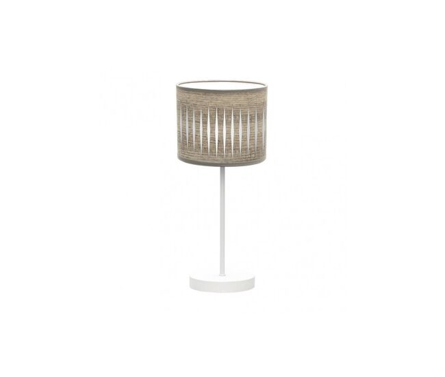 Lampara sobremesa metal color blanco serie piron 17cm