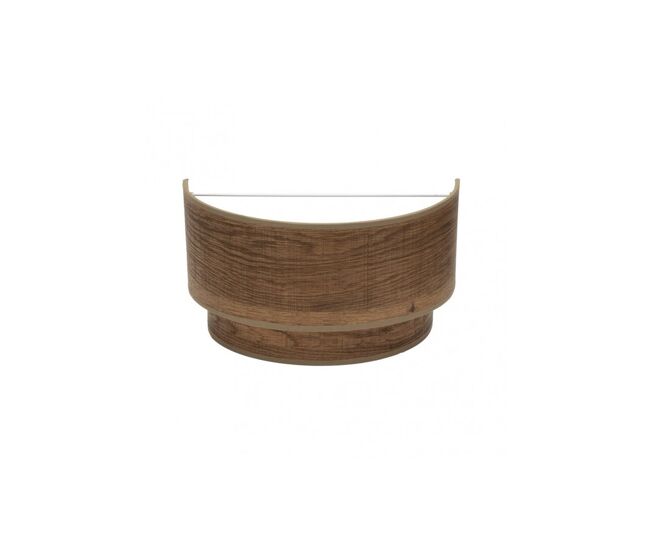 Aplique de pared metal color marron serie smile 30cm