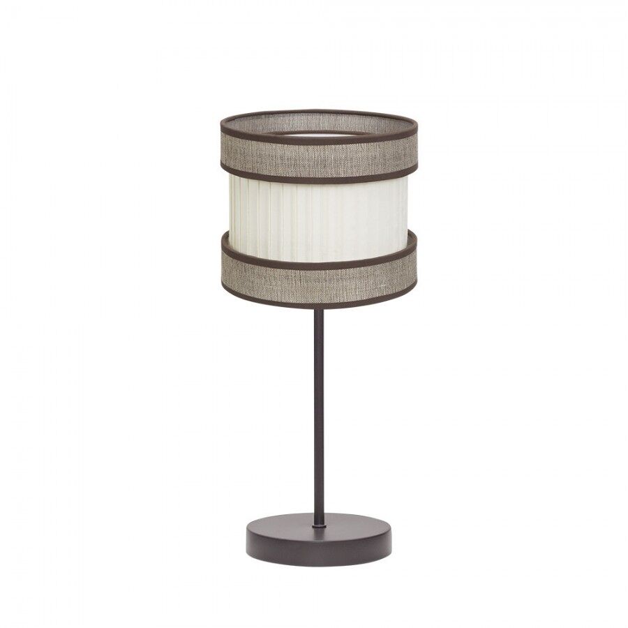 Lampara sobremesa metal color marron serie home 18cm