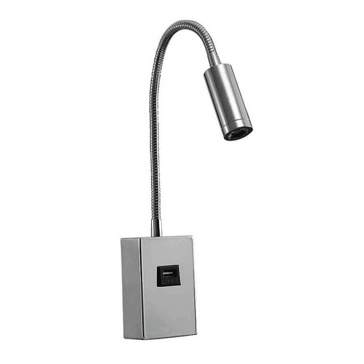 candeeiro de parede em metal cromado série capote 6cm candeeiro de parede em metal cromado série capote 6cm
