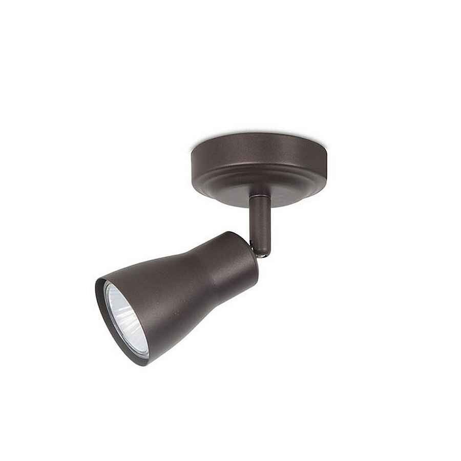 Aplique de pared metal color marron serie safran 8.6cm