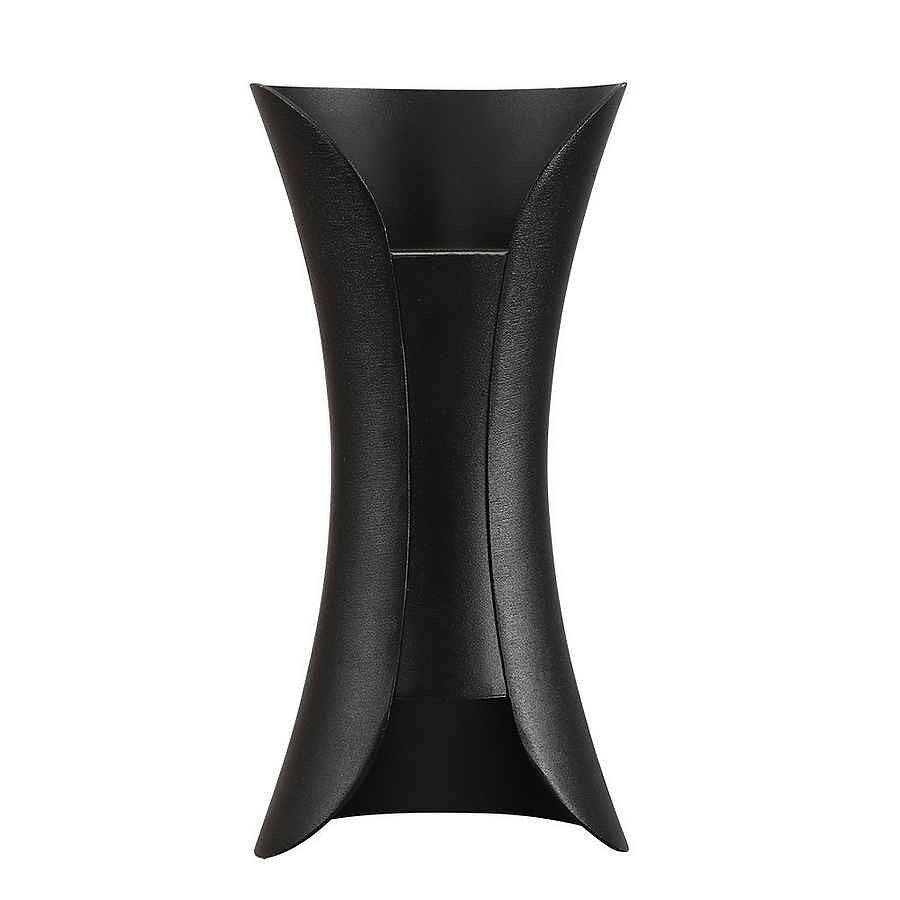 Aplique de pared metal color negro serie dickens 10cm