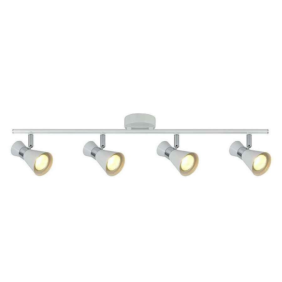 Regleta 4 luces metal color blanco serie mã¡ximo 69.5cm