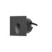 Empotrable Exterior Aluminio Serie Icon Empotrable Exterior Aluminio Serie Icon Negro
