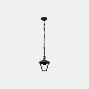 candeeiro suspenso de metal para exterior cor cinzenta série dornela 16cm