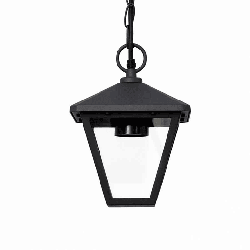 candeeiro suspenso de metal para exterior cor cinzenta série dornela 16cm
