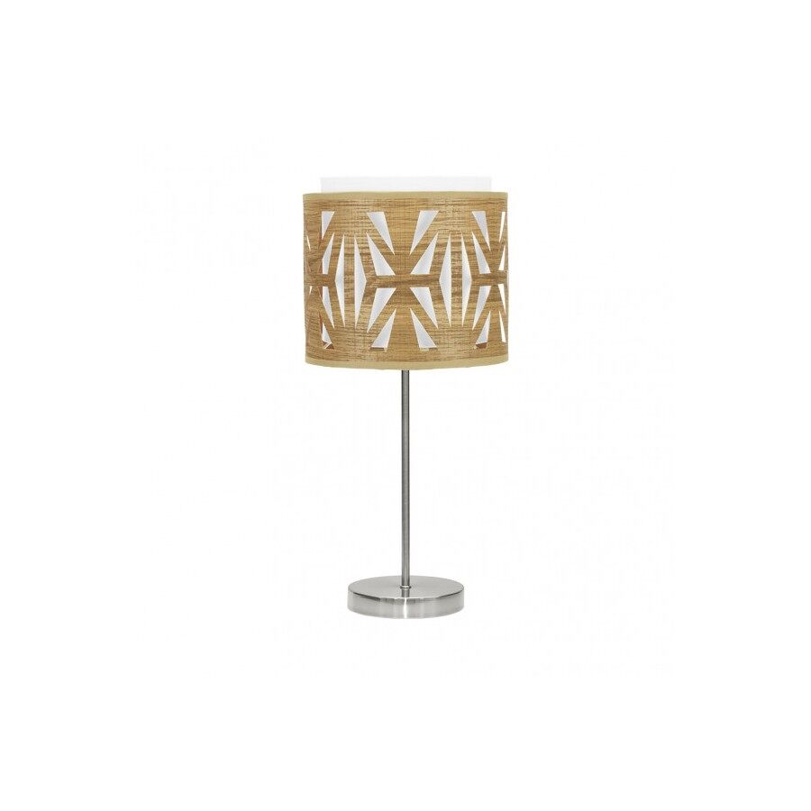 Lampara sobremesa metal color niquel serie katerina 17cm