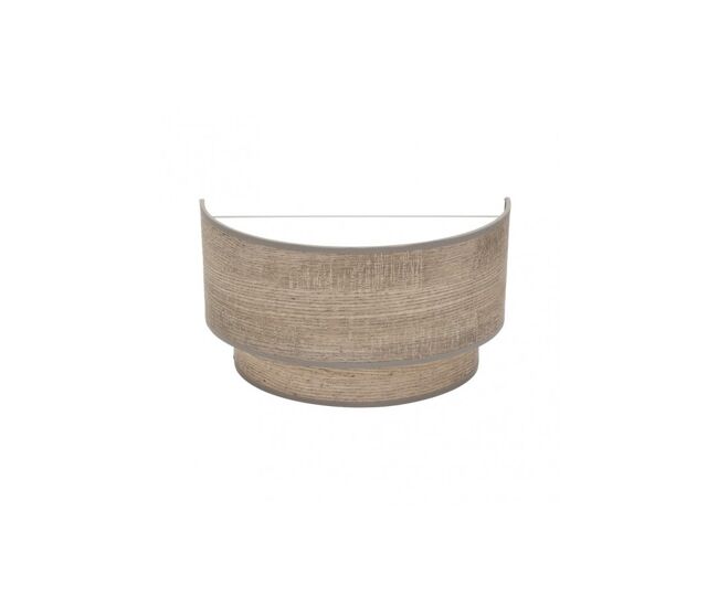 Aplique de pared metal color marron serie smile 30cm