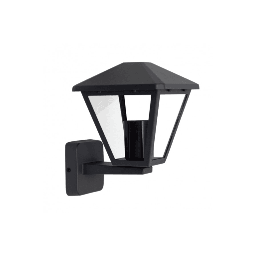 candeeiro de parede para exterior em metal cinzento série dornela 19cm